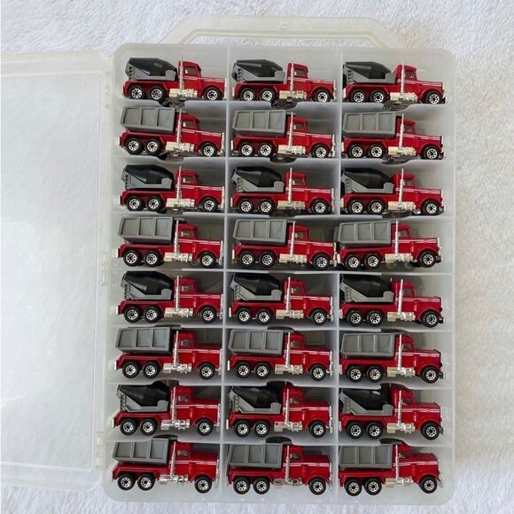 Vintage Matchbox 1981 Peterbilt Cement Truck Metallic Red Vintage Diecast 1:2 - Picture 8 of 9